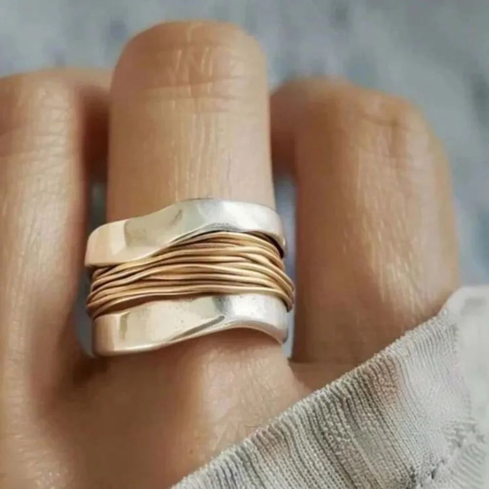 Boho geo ring N1726